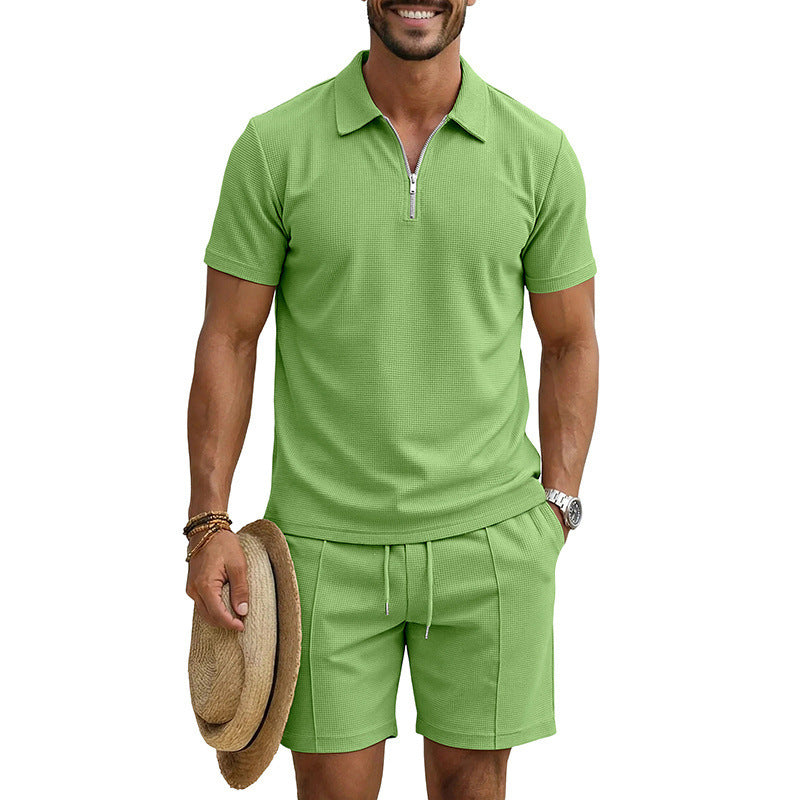 🌴 Premium Polo Set Effortless Style. All-Day Comfort.
