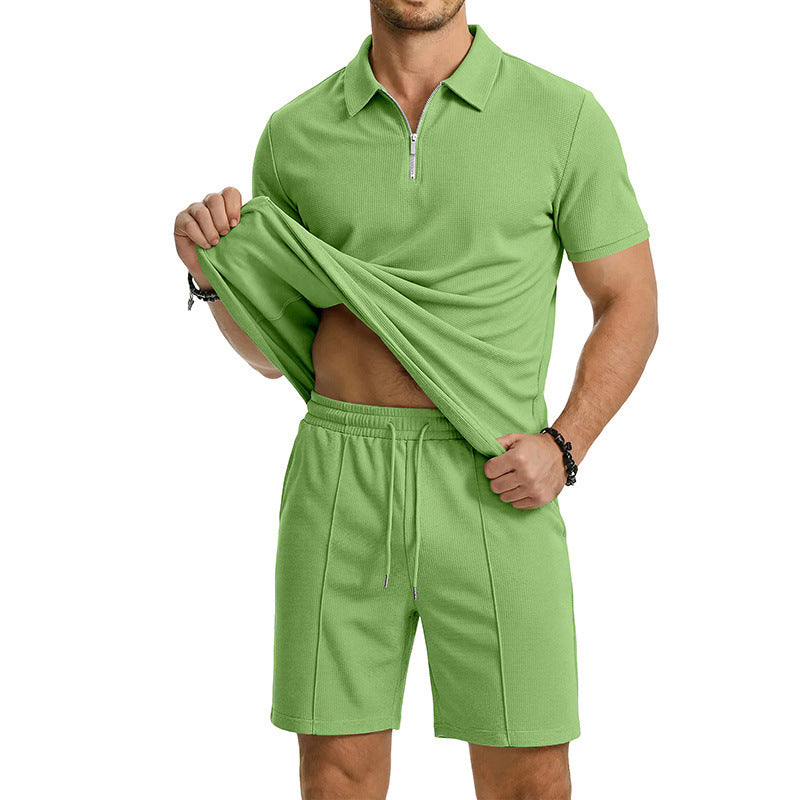 🌴 Premium Polo Set Effortless Style. All-Day Comfort.