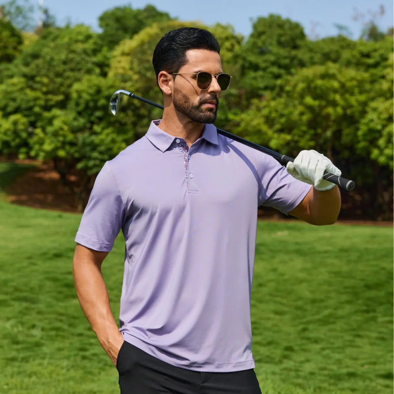 Men's Short‑Sleeve Polo Shirt, Breathable Casual Golf Shirt, Regular‑Fit Daily Wear Top