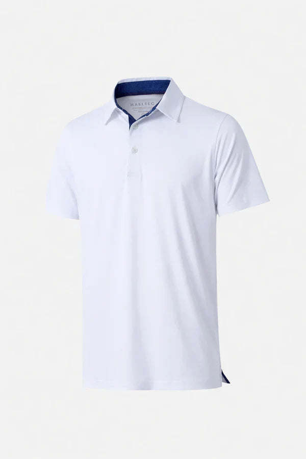 Men's Short‑Sleeve Polo Shirt, Breathable Casual Golf Shirt, Regular‑Fit Daily Wear Top