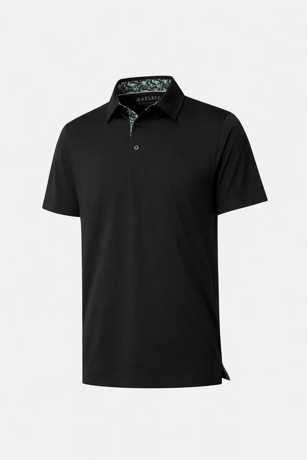 Men's Short‑Sleeve Polo Shirt, Breathable Casual Golf Shirt, Regular‑Fit Daily Wear Top