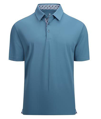 Men's Short‑Sleeve Polo Shirt, Breathable Casual Golf Shirt, Regular‑Fit Daily Wear Top