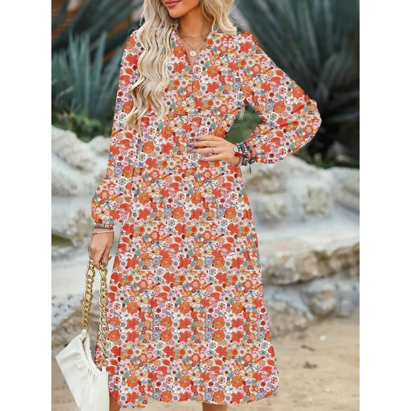 ThrowOnPretty™ Boho Midi Dress