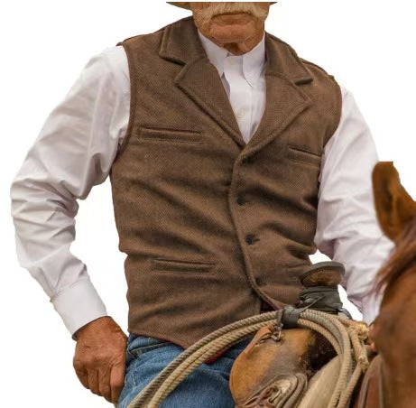 Heritage Tweed Gentleman’s Waistcoat, Wearable All 3 Seasons